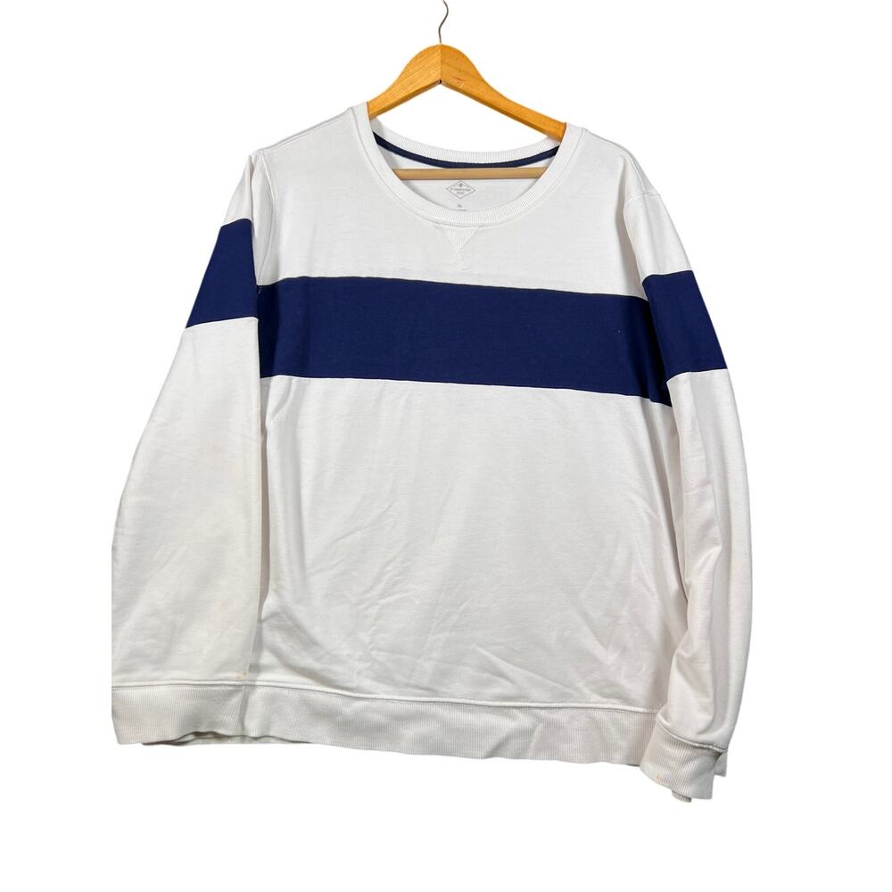 St. John's Bay Men's Cotton Knit Crewneck Pullover Sweater XL